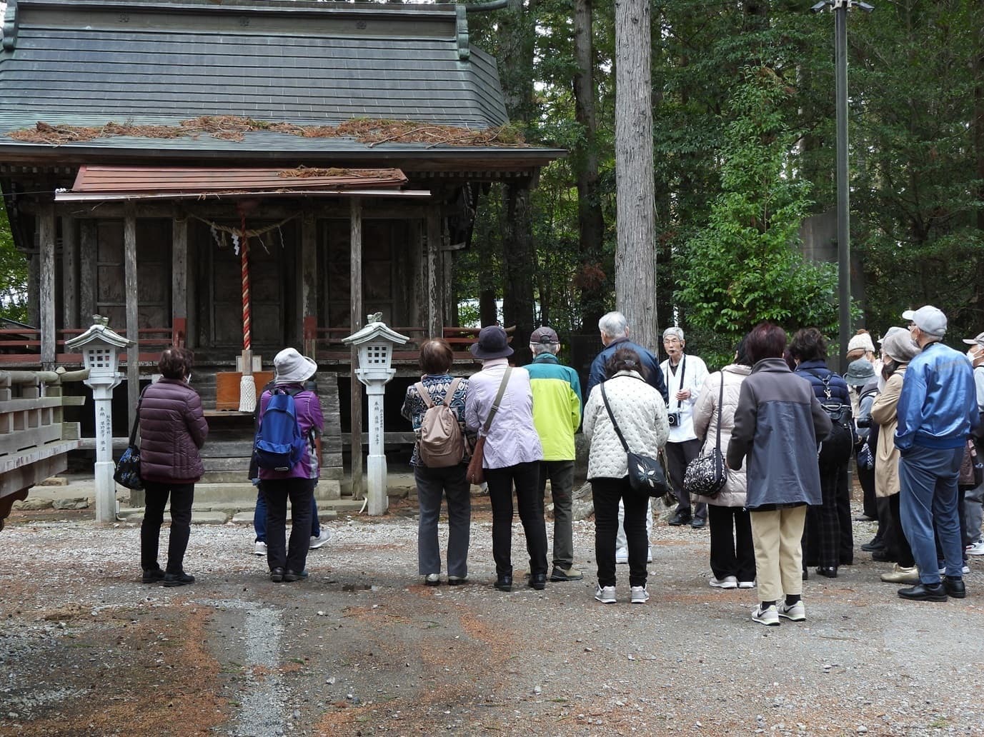 涼ヶ岡八幡神社　本社　拝殿