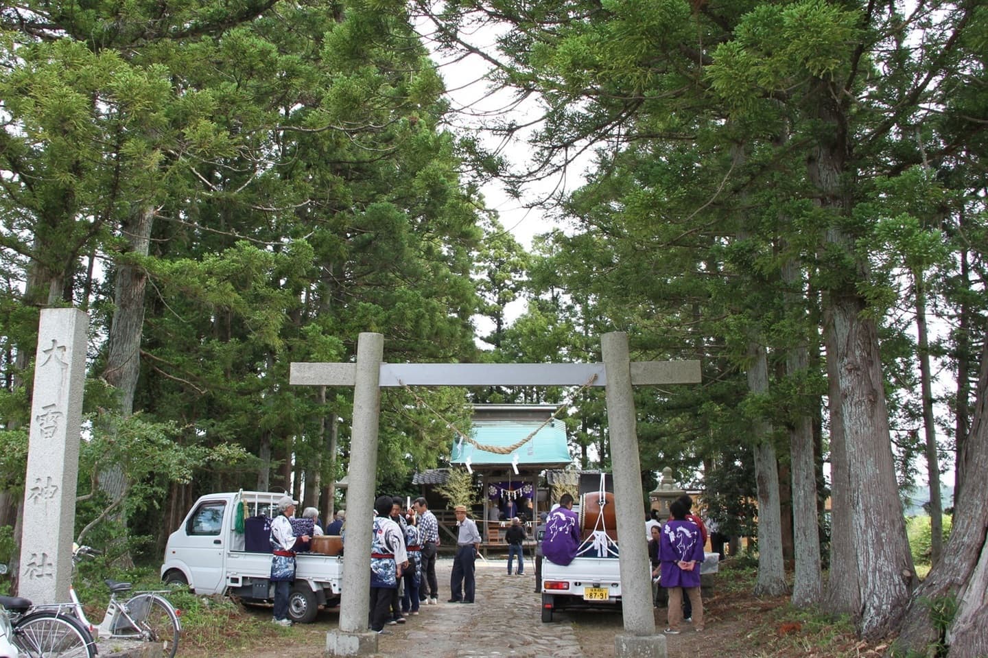 大雷神社　宇多郷の神楽舞