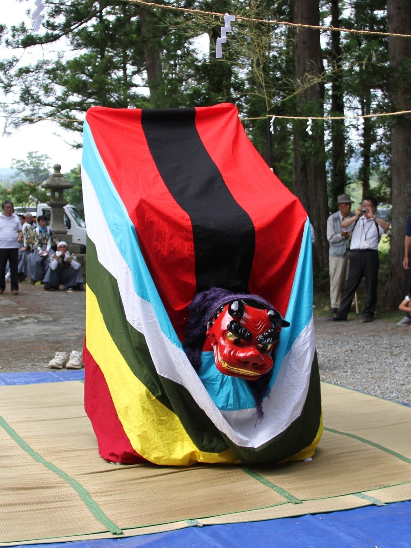 大雷神社　宇多郷の神楽舞