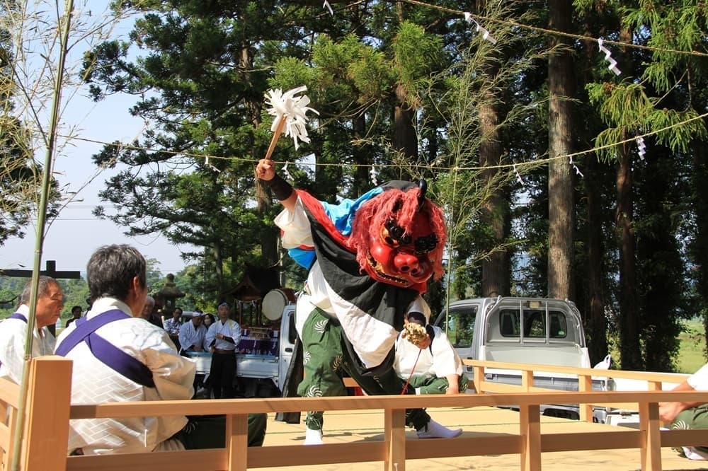 大雷神社　例大祭　神楽